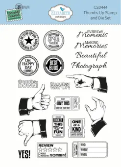 Thumbs Up Stamp and Die Set CS444