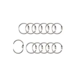 Book Binding Rings Sølv 20mm (12 pk)