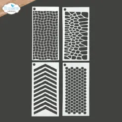 Journal Stencils 10, 4 pk. S059