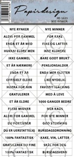 Nye Rynker klistremerker