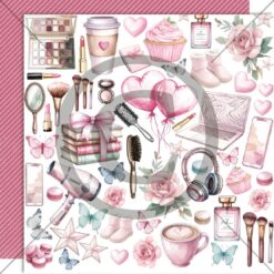 Klippeark sminke og dill 12x12"