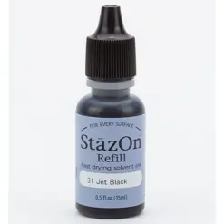 Jet Black Staz On ink Refill