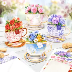 Teacup Bouquet Card Making Kit