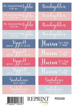 Summer Garden klistremerker