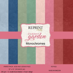 Reprint - Summer Garden Monochromes - 12x12