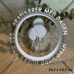 Hurra og gratulerer die