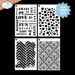 Journal Stencils 11, 4 pk. S061