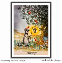 Tumbles Lantern Stamp LAV1064 - Bilde 3