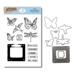 Where Wings Wander Stamp and Die Set CSD456