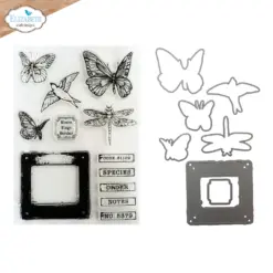 Where Wings Wander Stamp and Die Set CSD456 - Bilde 2