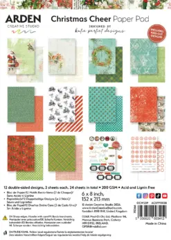 Christmas Cheer 6x8 Inch Paper Pad by Katie Pertiet - Bilde 2