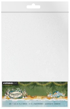 Christmas Forest A5 Acetate Sheets Snow & Landscape