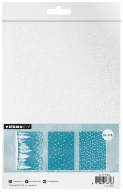Christmas Forest A5 Acetate Sheets Snow & Landscape - Bilde 2