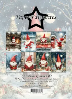 Christmas Gnomes #2 A6 Paper Pack