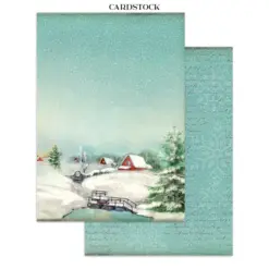 Classic Christmas Junk Journal Stickers, Backgrounds, Cut-Outs - Bilde 7