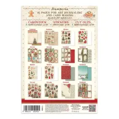 Classic Christmas Junk Journal Stickers, Backgrounds, Cut-Outs - Bilde 3