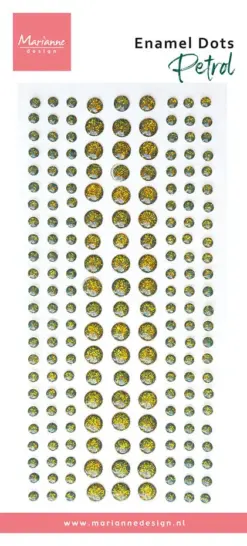 Decorations Enamel Dots Petrol