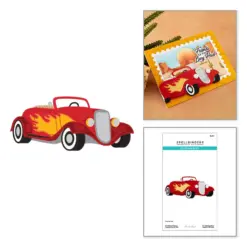 Classic Road Legends 2.0 Etched Dies Hot Rod Flames by Mindy Eggen - Bilde 2