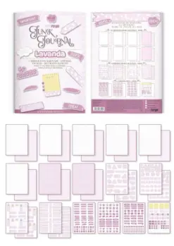 Basic Lavender A4 Junk Journal - Bilde 2