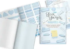Basic Blue A4 Junk Journal - Bilde 3