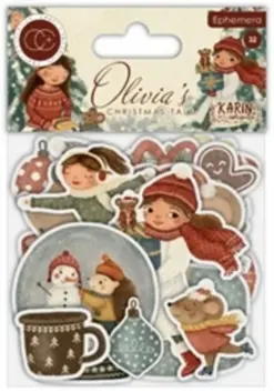 Olivia's Christmas Tale Premium Ephemera Set (32pcs)