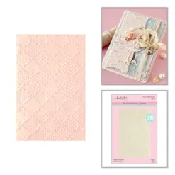 Buttons & Keepsakes 3D Embossing Folder Ribbons & Seams by Frank Garcia - Bilde 3