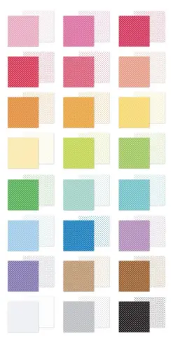 Swiss-Dot Rainbow 6x8 Inch Petite Prints Paper Pad - Bilde 2