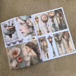 Vintage Blue Steam A4 Paper Book - Bilde 5