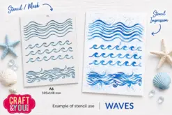 Waves stensil - Bilde 2