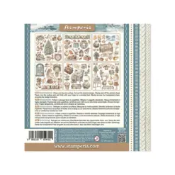 White Christmas Rub-On 15,5x15x5cm Assortment (6pcs) by Cristina Radovan - Bilde 3