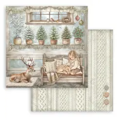 White Christmas 8x8 Inch Paper Pack by Cristina Radovan - Bilde 10