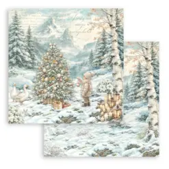 White Christmas 8x8 Inch Paper Pack by Cristina Radovan - Bilde 8