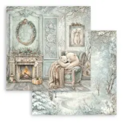 White Christmas 8x8 Inch Paper Pack by Cristina Radovan - Bilde 7