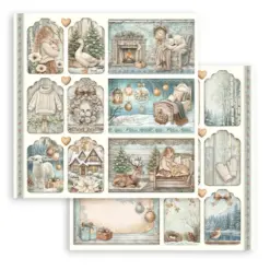 White Christmas 8x8 Inch Paper Pack by Cristina Radovan - Bilde 6