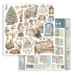 White Christmas 8x8 Inch Paper Pack by Cristina Radovan - Bilde 4