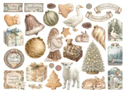 White Christmas Die Cuts Assorted by Cristina Radovan - Bilde 2