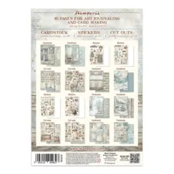 White Christmas Junk Journal Stickers, Backgrounds, Cut-Outs by Cristina Radovan - Bilde 3