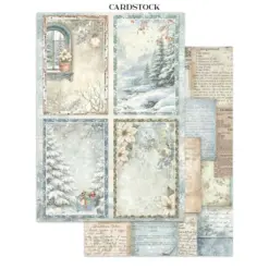 White Christmas Junk Journal Stickers, Backgrounds, Cut-Outs by Cristina Radovan - Bilde 5