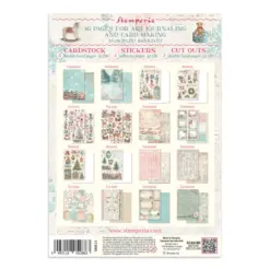 Winter Magic Junk Journal Stickers, Backgrounds, Cut-Outs - Bilde 3
