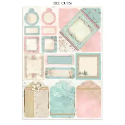 Winter Magic Junk Journal Stickers, Backgrounds, Cut-Outs - Bilde 7