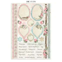 Winter Magic Junk Journal Stickers, Backgrounds, Cut-Outs - Bilde 6