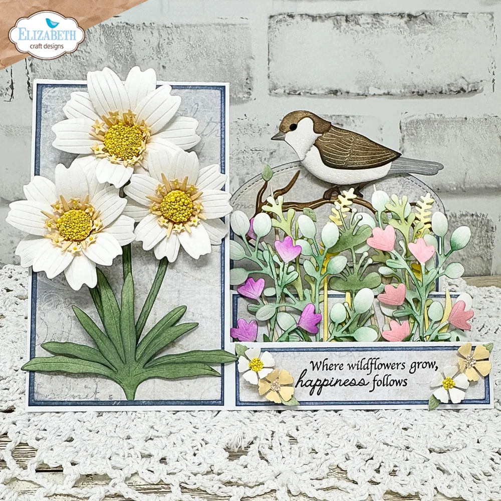 Bloom Wildy Sentiments stamp set CS460 - Bilde 5