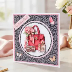 Die Cut Decoupage – Blush & Bloom Beauty Bag (pack of 3) - Bilde 2