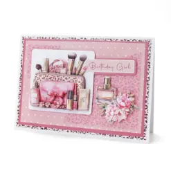 Die Cut Decoupage – Blush & Bloom Beauty Bag (pack of 3) - Bilde 5