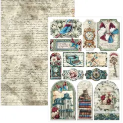 Bohemian Burgundy A4 Creative Pad - Bilde 3
