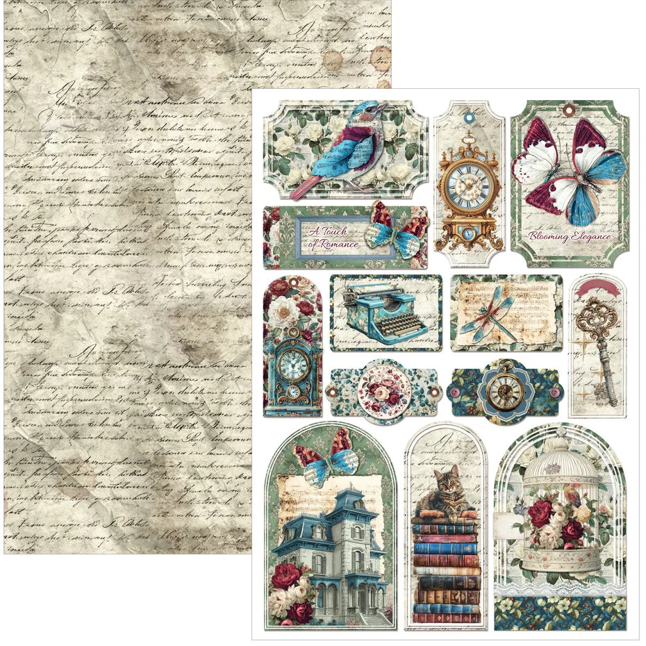 Bohemian Burgundy A4 Creative Pad - Bilde 3