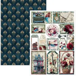 Bohemian Burgundy A4 Creative Pad - Bilde 10