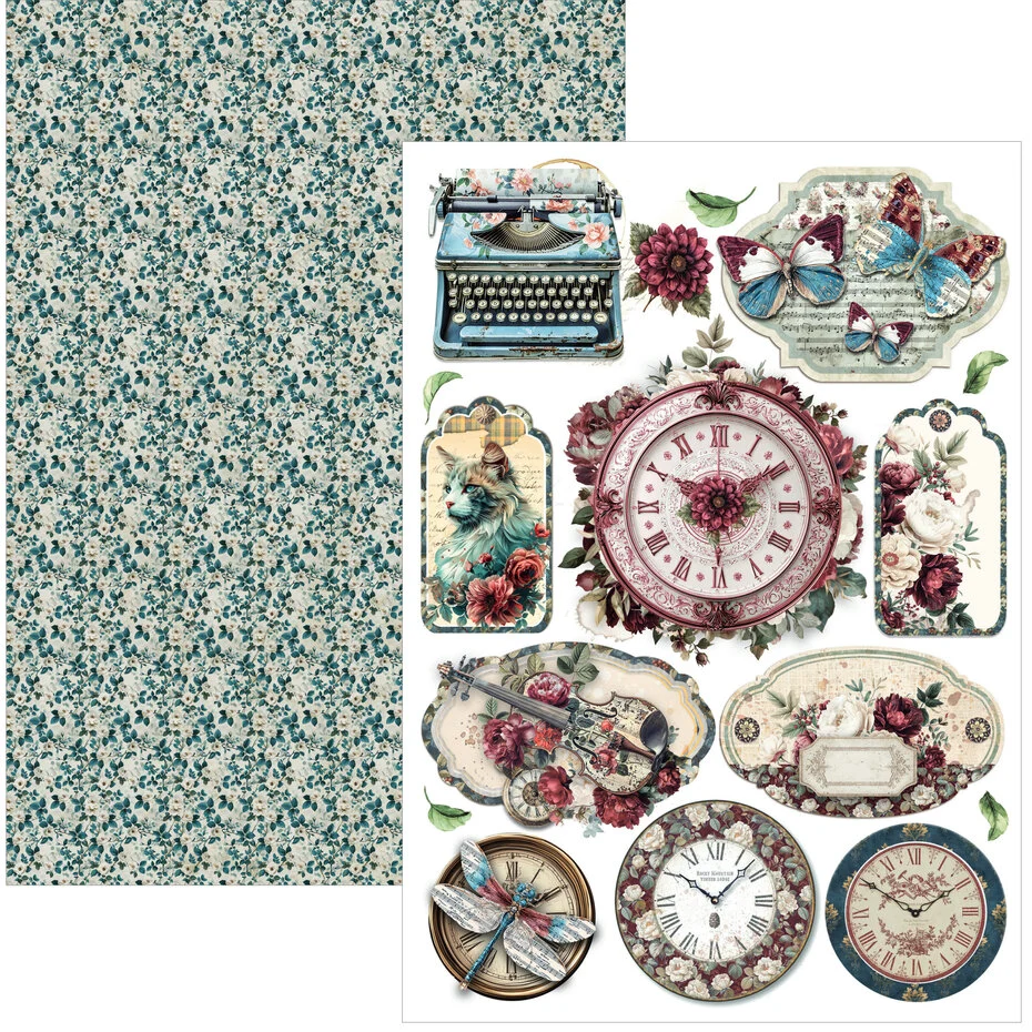 Bohemian Burgundy A4 Creative Pad - Bilde 5