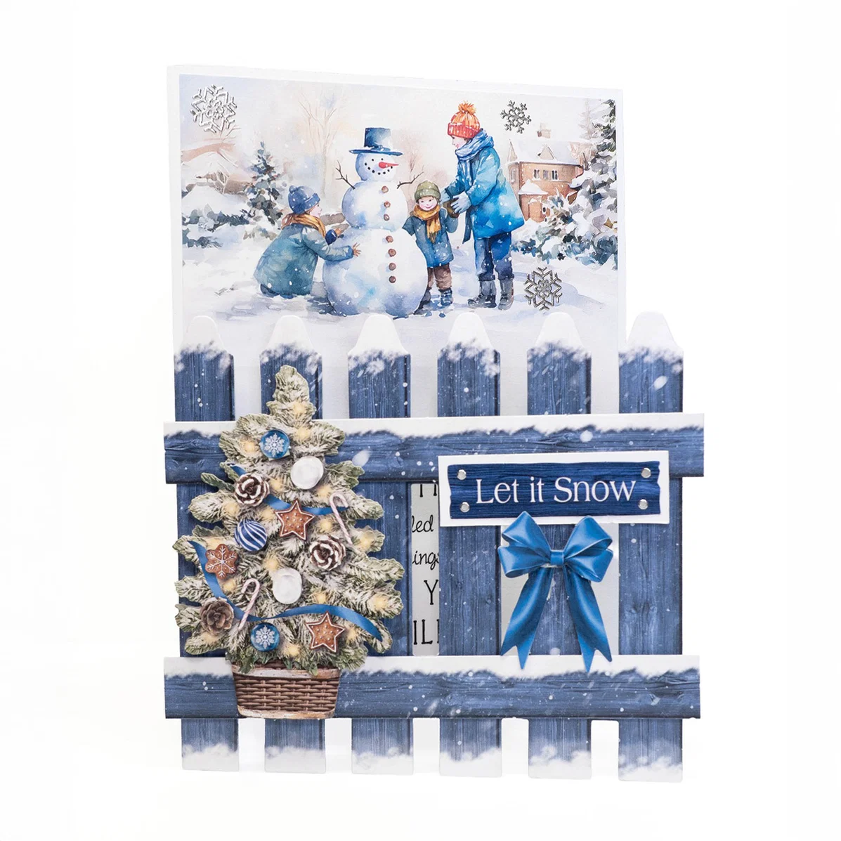 Christmas Garden Picket Fence Card Making Kit - Bilde 6