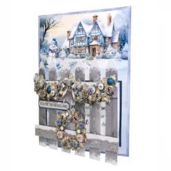 Christmas Garden Picket Fence Card Making Kit - Bilde 5